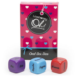 Lovehoney Oh! Oral Sex Dice (Pack of 3)
