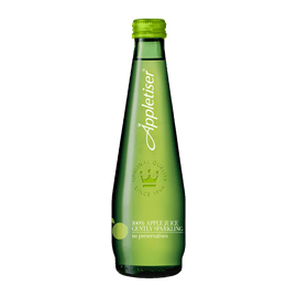 Alcohol Ninja Appletiser Luxurious Slightly Sparkling Apple Juice Blend Bottle 275ml AE001.