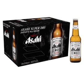 Alcohol Ninja Asahi Super Dry Beer Box 24 x 330ml AS001-2