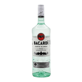 Alcohol Ninja Bacardi Carta Blanca White Rum Bottle 1L BR001