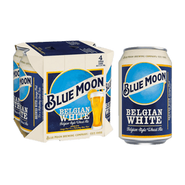 Alcohol Ninja Blue Moon Belgian White Pack 4 x 330ml WX001-1
