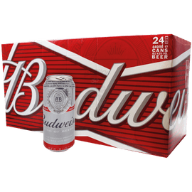 Alcohol Ninja Budweiser Lager Beer Box 24 x 440ml BU001-1