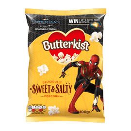 Alcohol Ninja Butterkist Sweet & Salted Popcorn 100g TQ001