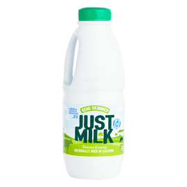 Alcohol Ninja Candia Just Milk Semi-Skimmed Bottle 1L YK001