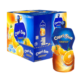 Alcohol Ninja Capri Sun Orange Juice Drink Box 15 x 330ml CS002-1