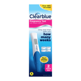 Alcohol Ninja Clearblue Pregnancy Test with Weeks Indicator Pack of 2 LL001
