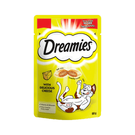 Alcohol Ninja Dreamies Cheese Cat Treats 60g AM002