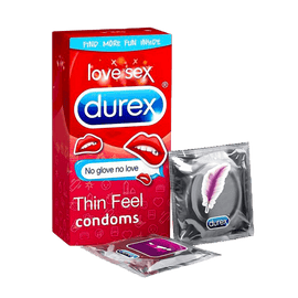 Alcohol Ninja Durex Emoji Thin Feel Condoms Pack of 12 DU002-3