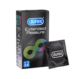 Alcohol Ninja Durex Extended Pleasure Condoms Pack of 12 DU005