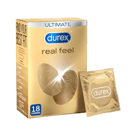 Alcohol Ninja Durex Real Feel Condoms Pack of 18 DU017