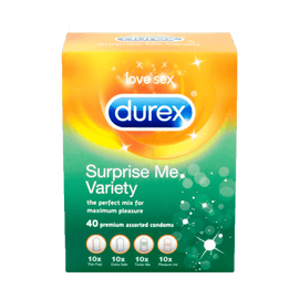 Alcohol Ninja Durex Surprise Me Variety Pack of 40 DU003