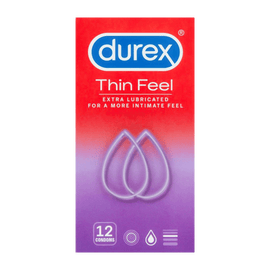 Alcohol Ninja Durex Thin Feel Condoms Pack of 12 DU002