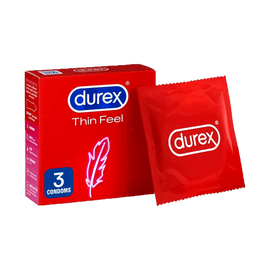 Alcohol Ninja Durex Thin Feel Condoms Pack of 3 DU002-2