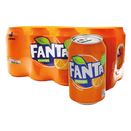 Alcohol Ninja Fanta Orange Pack 8 x 330ml FA001-1