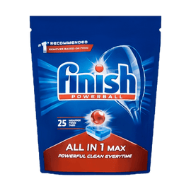 Alcohol Ninja Finish Powerball All in One Max Dishwasher Tablets Pack of 25 FN004