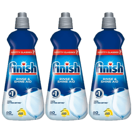 Alcohol Ninja Finish Rinse & Shine Aid Lemon Pack 3 x 400ml FN002-1