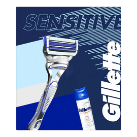 Alcohol Ninja Gillette Skinguard Sensetive Razor with Skinguard Sensetive Shave Gel GI004