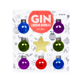 Alcohol Ninja Gin Liqueur Baubles Gift Set 9 x 50ml GB001