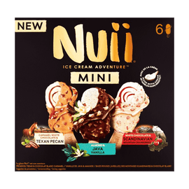 Alcohol Ninja Nuii Mini Ice Cream Pack 6 x 42g IU004