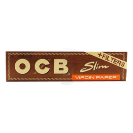 Alcohol Ninja OCB King Slim Virgin Papers with Filters Pack of 32 OB001