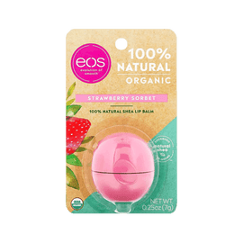 Alcohol Ninja Organic Lip Balm Sphere Strawberry Sorbet 7g GF001