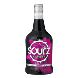 Alcohol Ninja Sourz Raspberry Liqueur Bottle 700ml SZ006