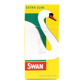 Alcohol Ninja Swan Extra Slim Filter Tips Pack of 120 SW001