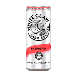 Alcohol Ninja White Claw Hard Seltzer Raspberry Can 330ml IH004