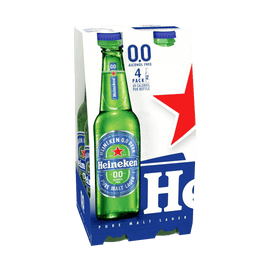 Heineken 0% Alcohol-Free Beer 4x330ml - www.alcohol.ninja