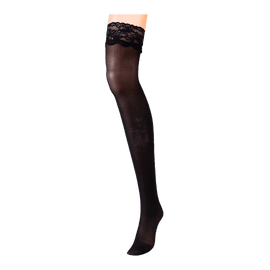 Woman's Lace Top Silicone Thigh High Stocking Pack of 1 - www.alcohol.ninja