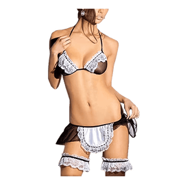 Sexy French Maid Costume Open Cup Pack of 1 - www.alcohol.ninja