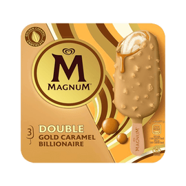 Magnum Double Gold Caramel Billionaire 3 x 71g - www.alcohol.ninja