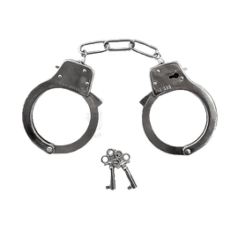 Metal Handcuffs with Keys 1 Pair - www.alcohol.ninja