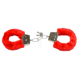 Plush Toy Handcuffs with Keys 1 Pair - www.alcohol.ninja