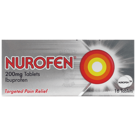 Nurofen 200mg Tablets Ibuprofen Targeted Pain Relief Pack of 16 - www.alcohol.ninja