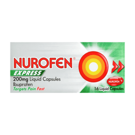 Nurofen Express Ibuprofen 200mg Pack of 16 - www.alcohol.ninja