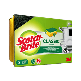 Scotch-Brite Classic Heavy Duty Scrub Sponge Pack of 2 - www.alcohol.ninja