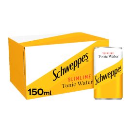 Schweppes Slimline Tonic Water 12 x 150ml - www.alcohol.ninja