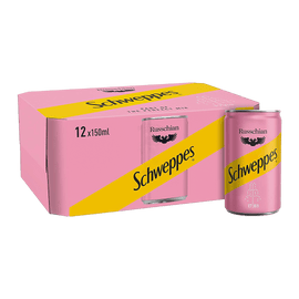 Schweppes Russchian Pink Soda 12 x 150ml - www.alcohol.ninja