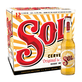 Sol. Original Beer 12 x 330ml - www.alcohol.ninja