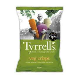 Tyrrell's Vegetable Crisps 125g - www.alcohol.ninja