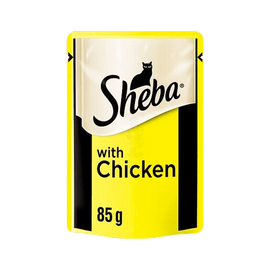 Sheba Chicken Fine Flakes in Jelly 85g - www.alcohol.ninja