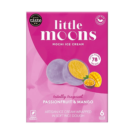 Little Moons Passion Fruit & Mango Mochi Ice Cream 6 x 32g - www.alcohol.ninja