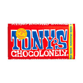 Tony's Chocolonely Milk Chocolate 180g - www.alcohol.ninja