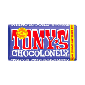 Tony's Chocolonely Dark Milk Chocolate Pretzel Toffee 180g - www.alcohol.ninja